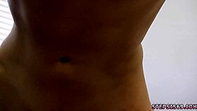 Hot tight teen 18+ takes anal in suspended step sis scene