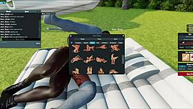 this blonde whore gets hooked on a handsome black bull's monster cock