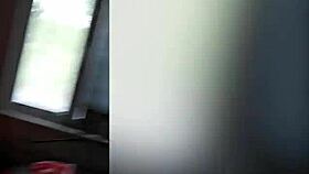 Amateur couple relaxes after a hard day.