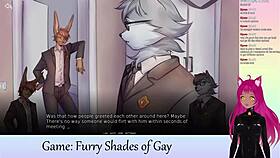 Vtuber Lewdneko Plays Furry Gay Game Part 1