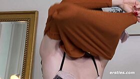 Joana's First Solo Fingering Session in Front of Camera Leads to Intense Orgasm