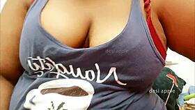 Sexy Indian Maid Bares Her Boobs in a Wild Cleaning Session!