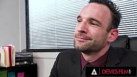 Gorgeous April Olsen Gets Her Pussy And Ass Pounded Roughly In The Office