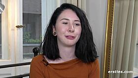 Joana's First Solo Fingering Session in Front of Camera Leads to Intense Orgasm