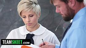 Sexy Student Drilled Deep By Counselor