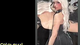 Alt goth LATINA SLUT gets CUM FACIAL in CASTING