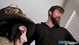 steampunk teen stevie moon handcuffed and fucked by chris epic