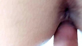 I cum in the mature neighbor's big ass