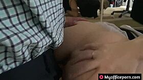 sexy blonde secretary ginger banks gets fucked by boss with monster cock outdoor hardcore