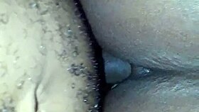 Amateur black babe bent over for doggystyle fuck