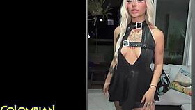 Alt goth LATINA SLUT gets CUM FACIAL in CASTING