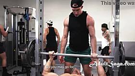 Gay Gym Jocks ROMAN TODD and NICK FITT in Action