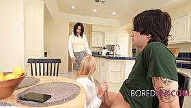 step mom grants me 24/7 freeuse privileges after college for total respect