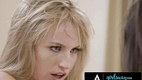 Petite 18+ Brunette Emily Willis Rough Sex in Lingerie