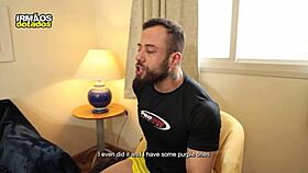 Dude, this naughty client banged his personal trainer during gym workout preview!