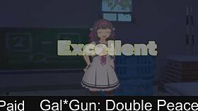 Gal gun double peace episode 4-1 in anime game style