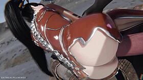 eve from stellar blade is fucked hard by huge dick loop in 3d cartoon