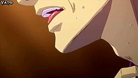 In the residence, crossdressing characters participate in lesbian orgy with music