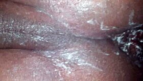 This shemale's big ass takes big toys just like in real sex