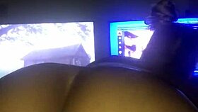 nasty ebony rides dick backwards in intense sex session 😈