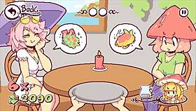 Futanari Customers Flash Big Tits for Cumshots