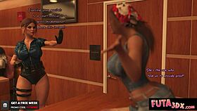 futa3dx courthouse drama turns into a hot af juicy threesome, oops