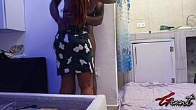 young african couple enjoys juicy sex with big black cock 😍