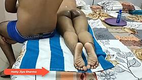 Today Jiya Bhabi Takes Full Body Massage From Hot Sexy Boy!