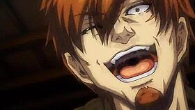 In the residence, crossdressing characters participate in lesbian orgy with music