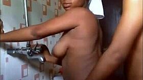 Me n my African girl poundin' doggystyle after shower