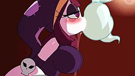 Pomni enjoys halloween dick or treat