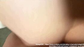 Ladyboy Gets Fucked Bareback By Big Black Cock!