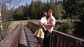 Oh, Sensual Sex Outside With My Stepsister!