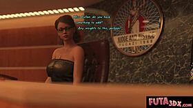 futa3dx courthouse drama turns into a hot af juicy threesome, oops