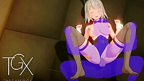 Fantasy Girl Dominates Intense Hentai Gaming Sex. She Explores 3D Anime Worlds.