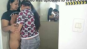 At My Friend's Party, I Sneak Into The Bathroom To Fuck His Fiancée Without Him Knowing, Feeling The Thrill