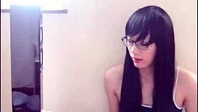 shemale getting freaky with that plastic cock alone?