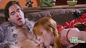 red riding hood stepdaughter rides big bad wolf