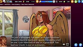 comix harem-hero academy 2 features tits, blowjob, and ass licking action.
