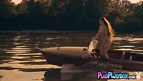 Amazing bubble butt teen Joy Draiki shows her perfect ass outdoors