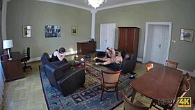 Heyy, watch this slutty girl earn cash with her pussy! 💦