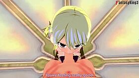 Lucy Heartfilia sucking dick in Fairy Tail full version on sheer