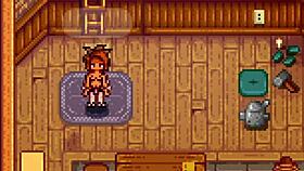 i explore stardew valley with maru in this first part, spanish version