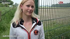 My Dirty Hobby - Ever Seen a Public Latex Fan Get Nailed Hard?