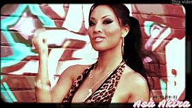 asa akira teases with nasty asian dance