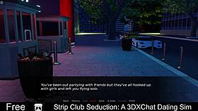 i danced seductively in the strip club for our date