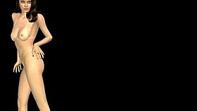 An Animated 3d Cartoon Sex Video Of A Beautiful Girl Giving Sexy Poses In Many Positions.