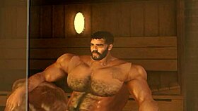 Heyward Trains Cheerleader for Huge Cock in Sauna After Practice.