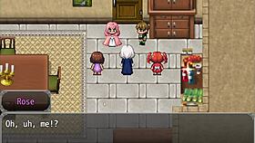 i'm playing henteria chronicles part 2. it's an anime game with cheating scenes and pixel art.