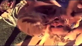 Shyla Stylez swallows facials in blowbang bukkake compilation!